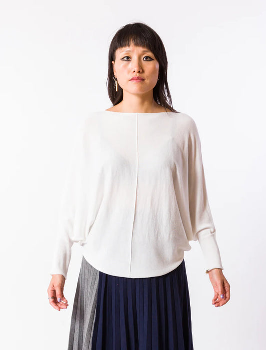 Ryu Lin Sweater | White