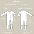 Load image into Gallery viewer, Long Sleeve Zip Pj- Bluebonnets
