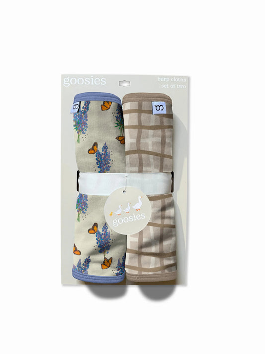 Burp Set- Bluebonnets