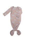 Load image into Gallery viewer, Knotted Gown-Stork NB
