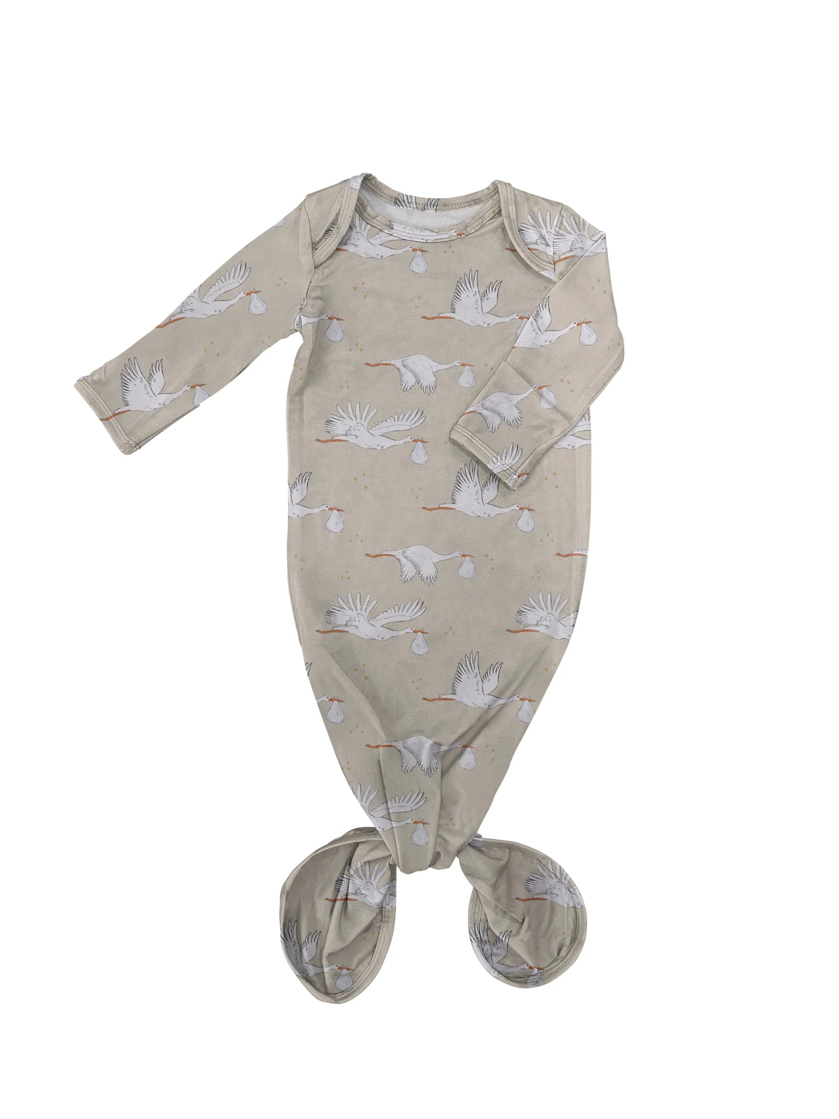 Knotted Gown-Stork NB