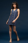 Load image into Gallery viewer, The Dorothy Dress- Harbor Stripe
