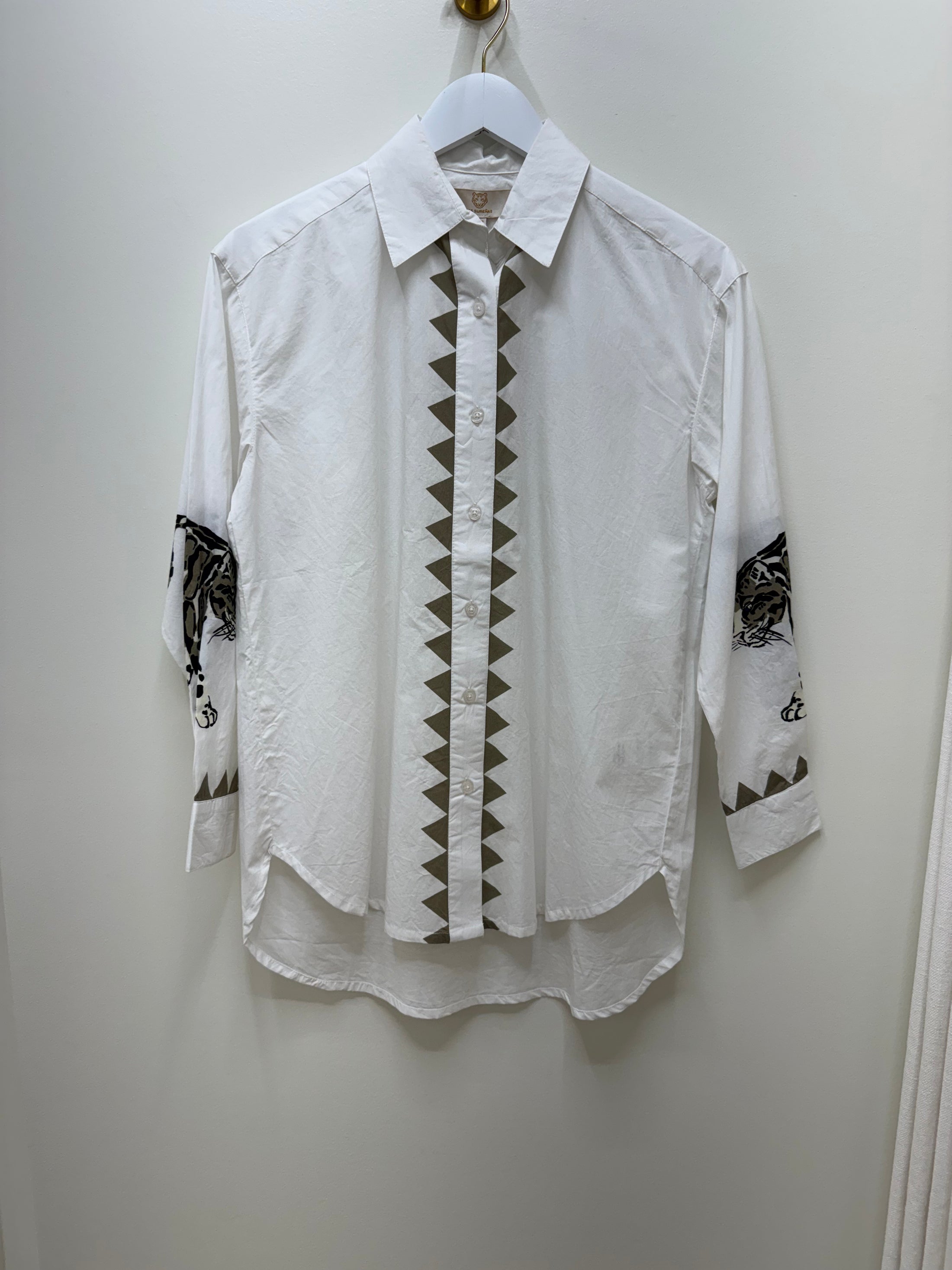 Poplin Shirt | Snow Leopard