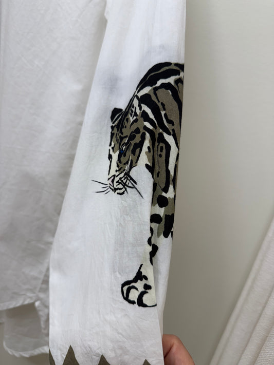 Poplin Shirt | Snow Leopard