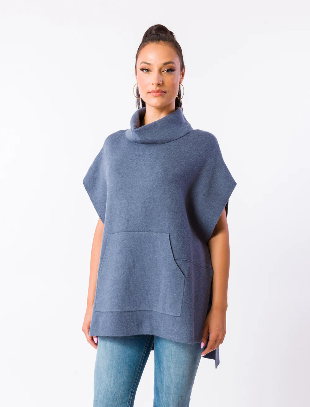 Kanga Poncho- Stormy Blue