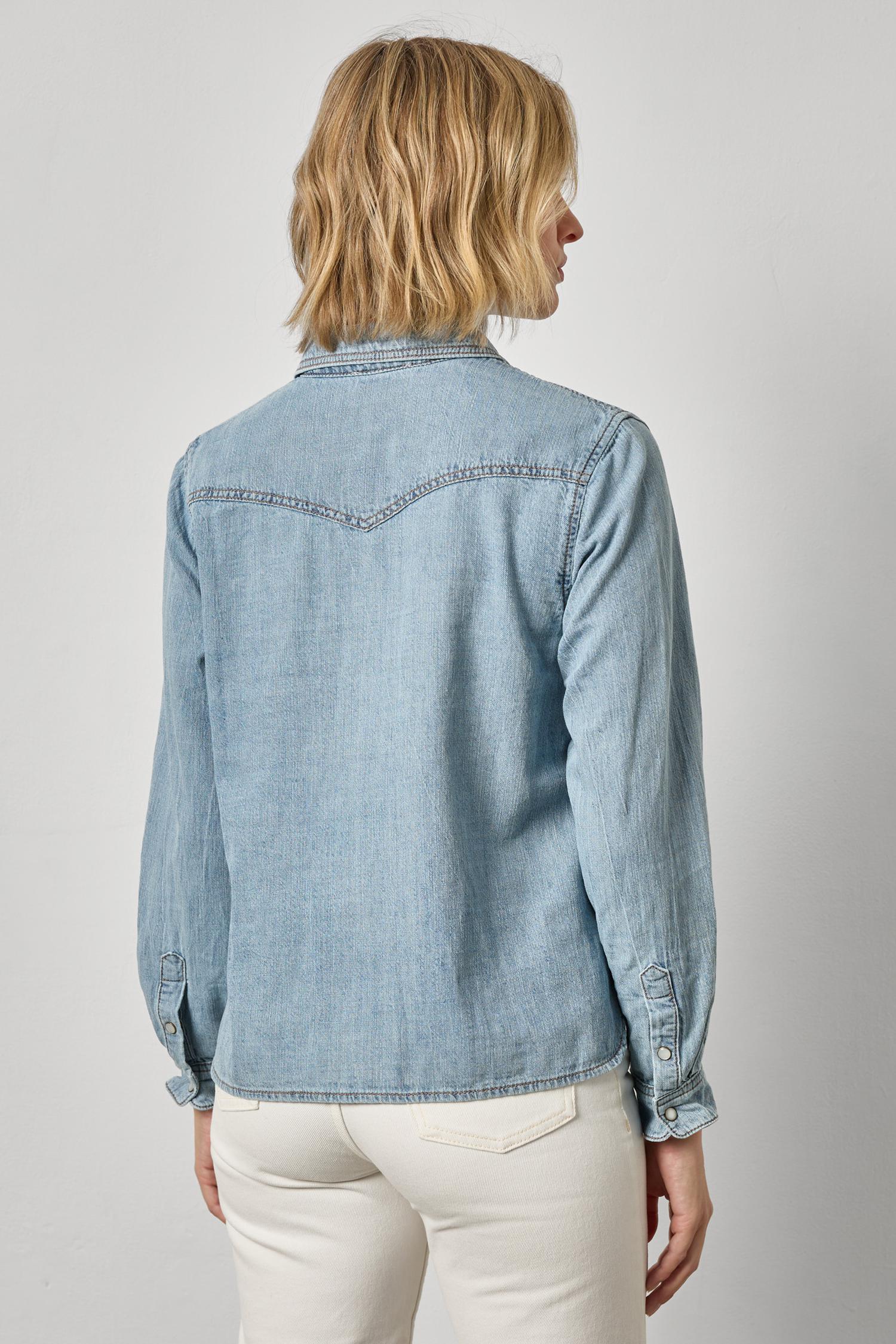 Denim Button Down- Blue Wash