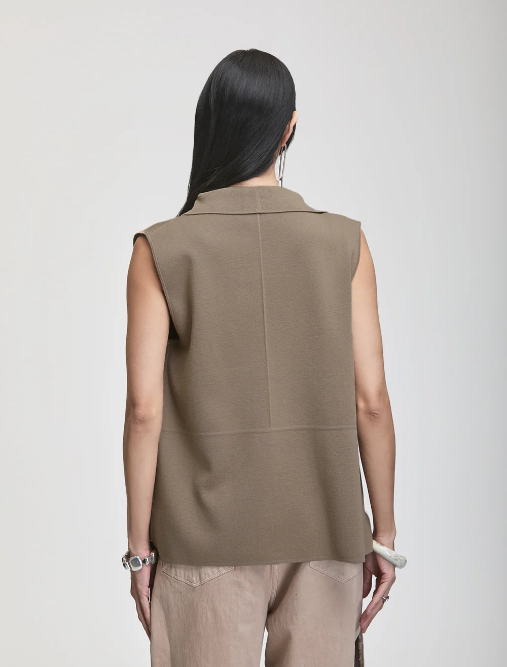 Odeon Vest- Taupe