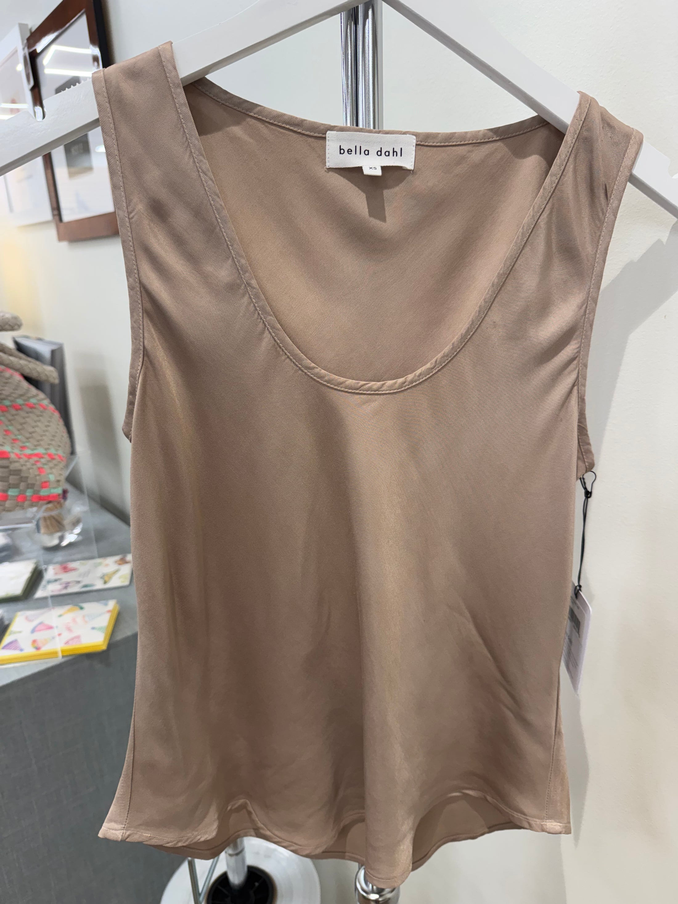 Scoop Neck Tank | Field Khaki