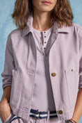 Load image into Gallery viewer, Twill Utility Jacket- Thistle
