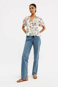 Load image into Gallery viewer, The Imogen Top I Chantilly Garden
