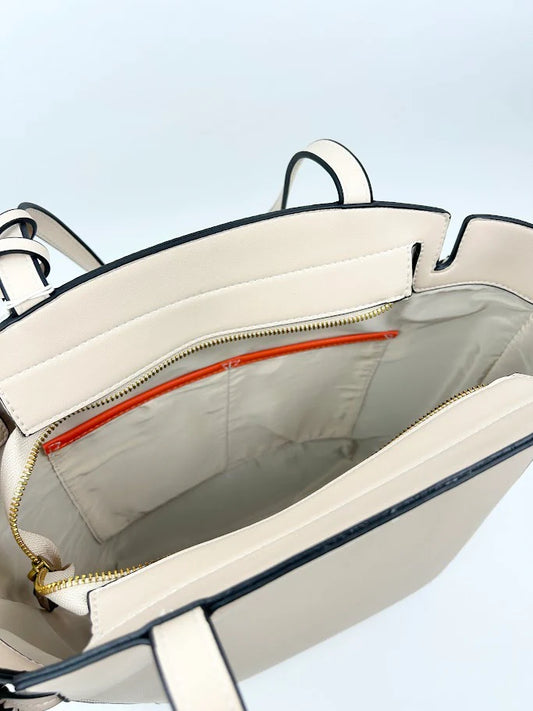 Roma Tote I Ivory