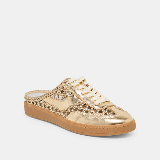 Notice Slide I Stella Woven Gold