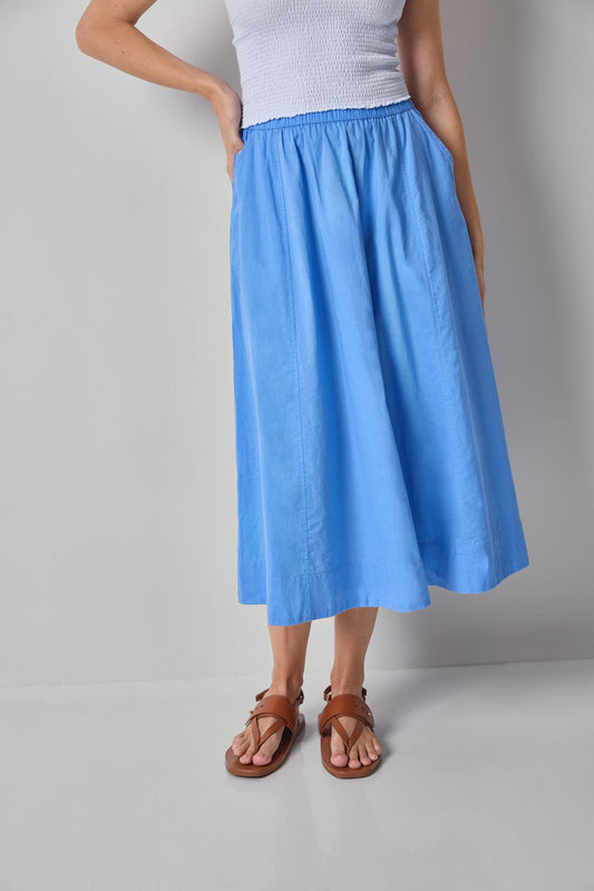 Voile Circle Skirt I Ultramarine