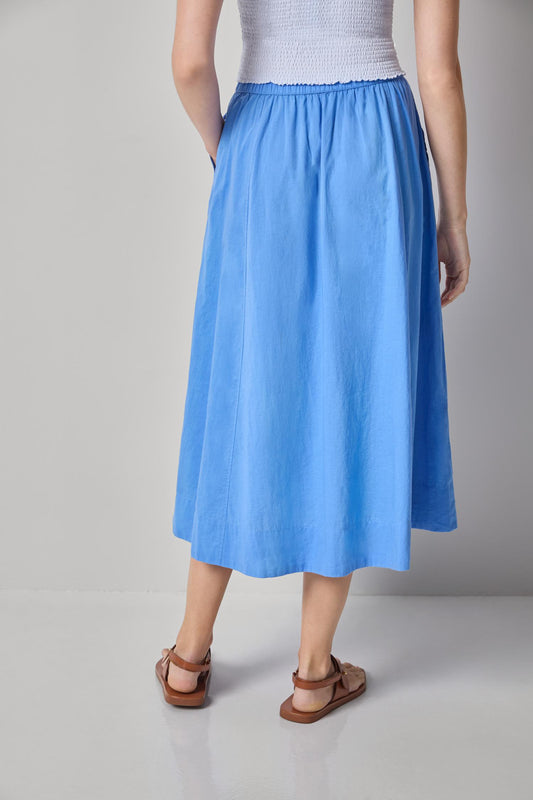 Voile Circle Skirt I Ultramarine