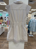 Load image into Gallery viewer, Epaulet Short Dress- Bone Denim
