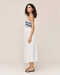 Load image into Gallery viewer, Crochet Mixed Dress- Ocean Blue

