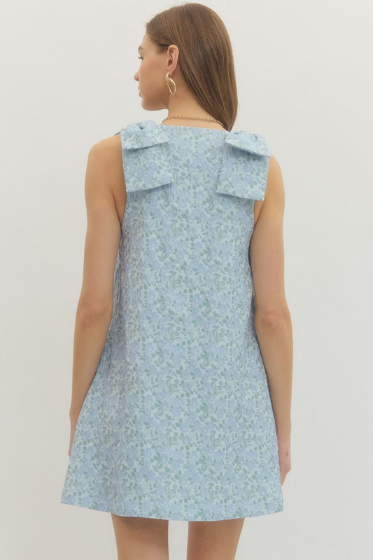 Bow Dress I Blue
