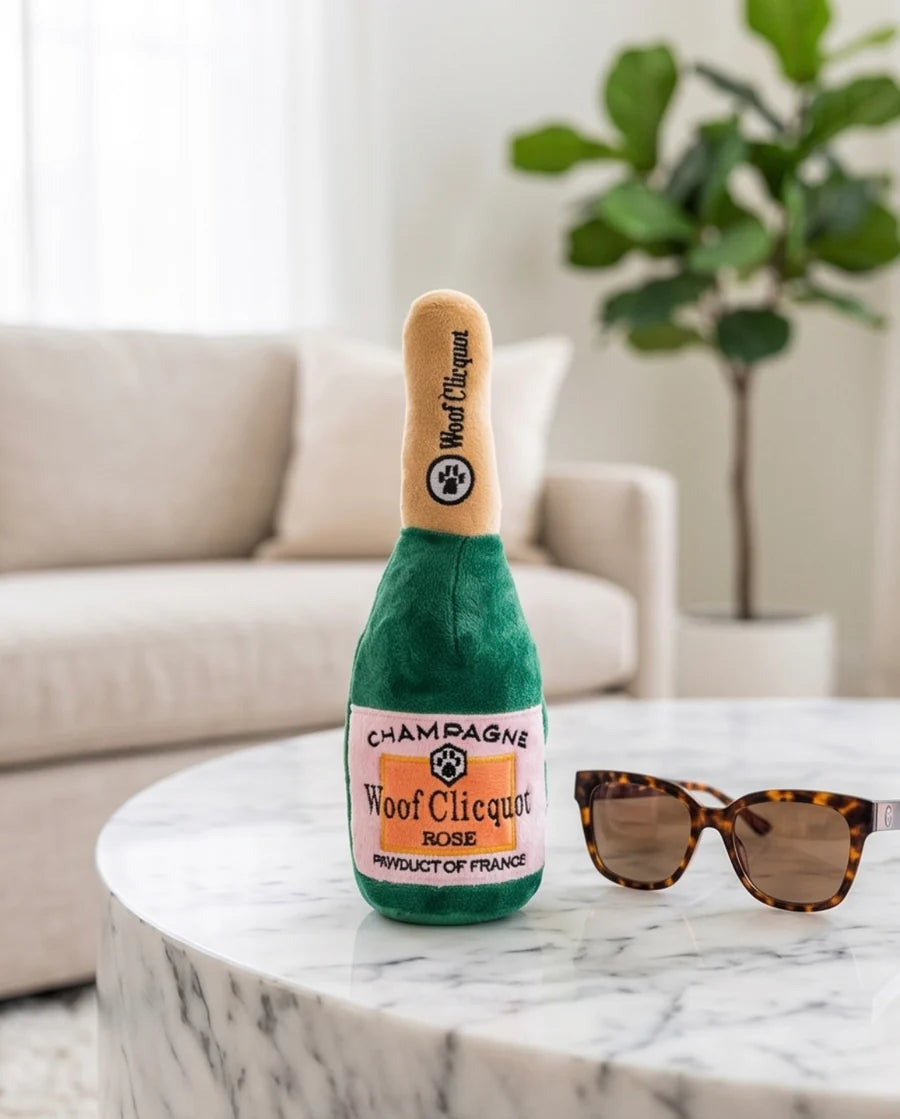 Woof Cliquot Champagne Bottle I Large