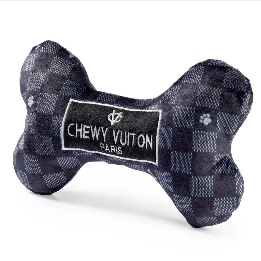 Black Checker Chewy Vuiton Bone I Large