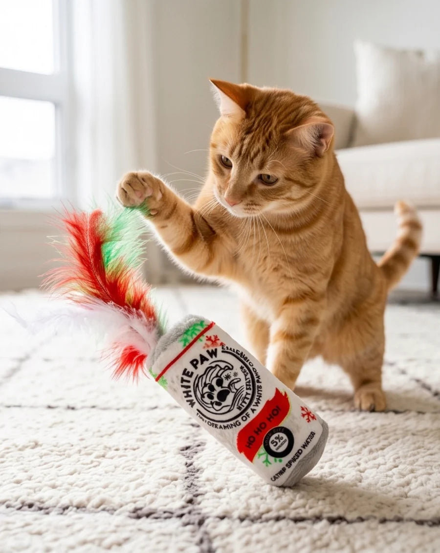 White Paw Kitty Seltzer and Pawpermint Cattini