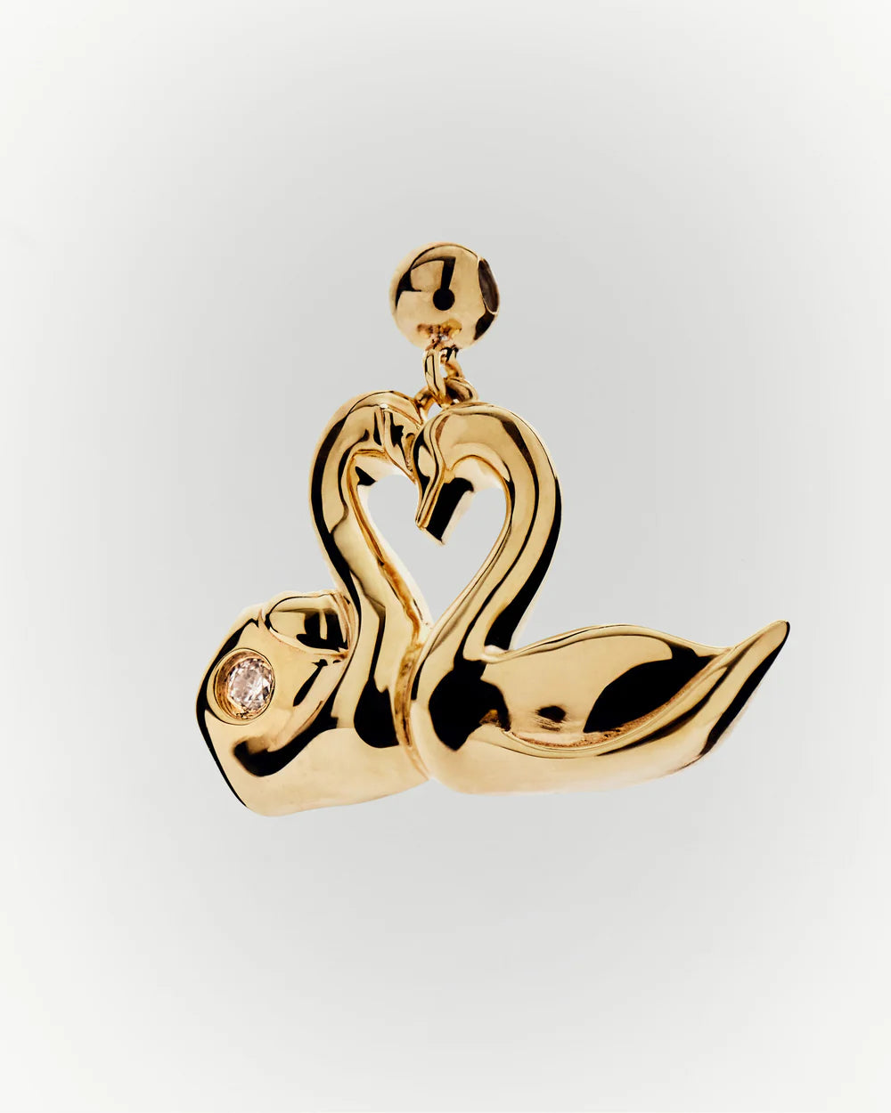 Love Swans Charm