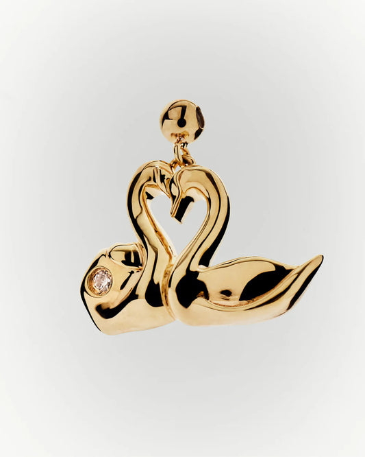Love Swans Charm