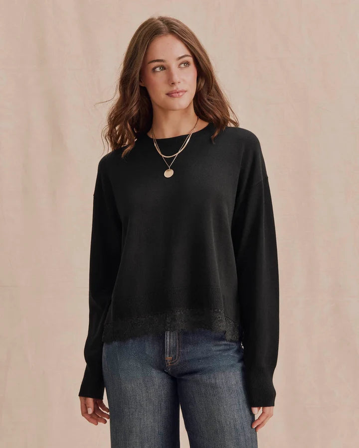 Georgie Lace Trim Pullover