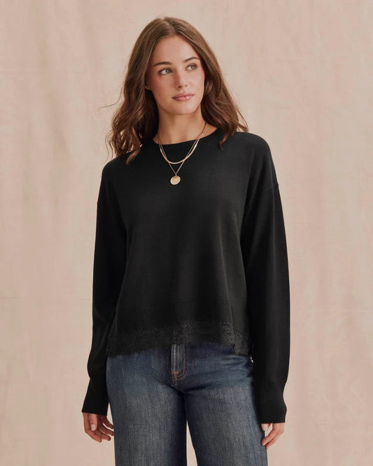Georgie Lace Trim Pullover