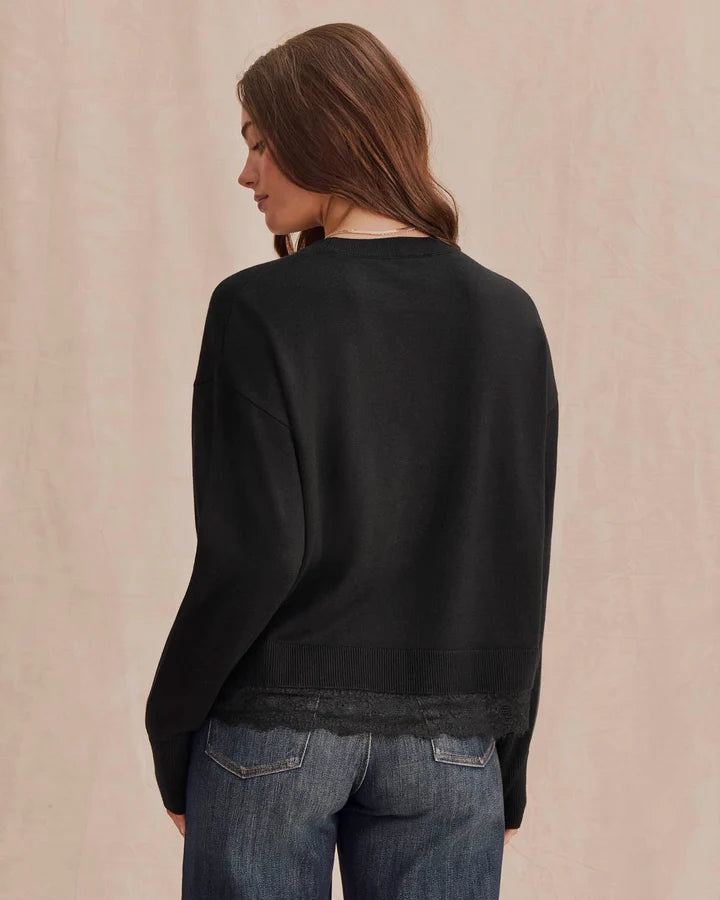Georgie Lace Trim Pullover