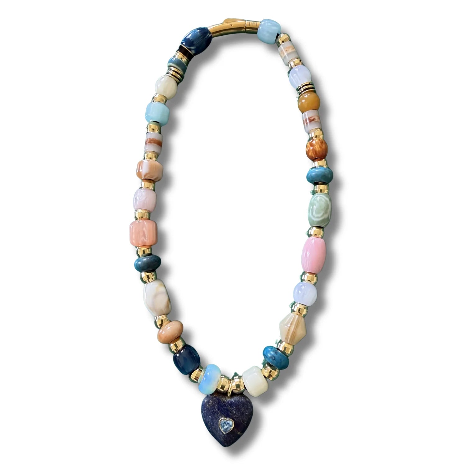 Sign of the Times Necklace I Lapis