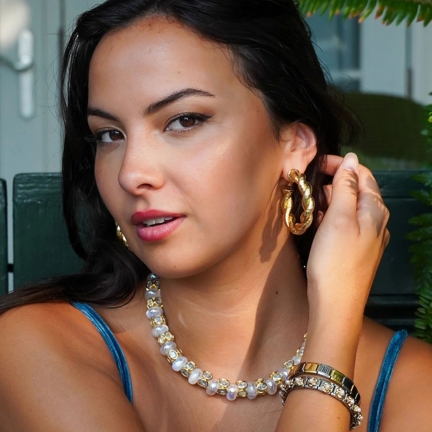 Celestial Necklace I Pearl