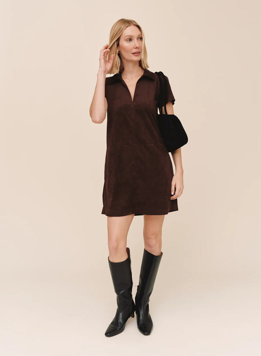 Short Sleeve Pullover A-Line | Dark Roast