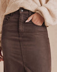 Load image into Gallery viewer, Ryder Suede Skirt | Java
