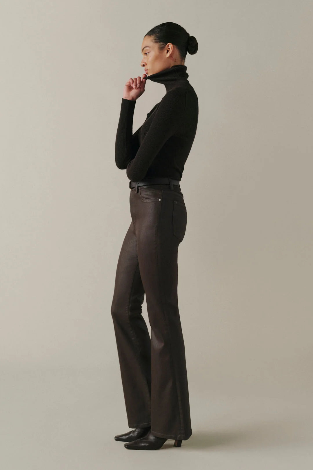 The Austin Bootcut | Coated Dark Roast