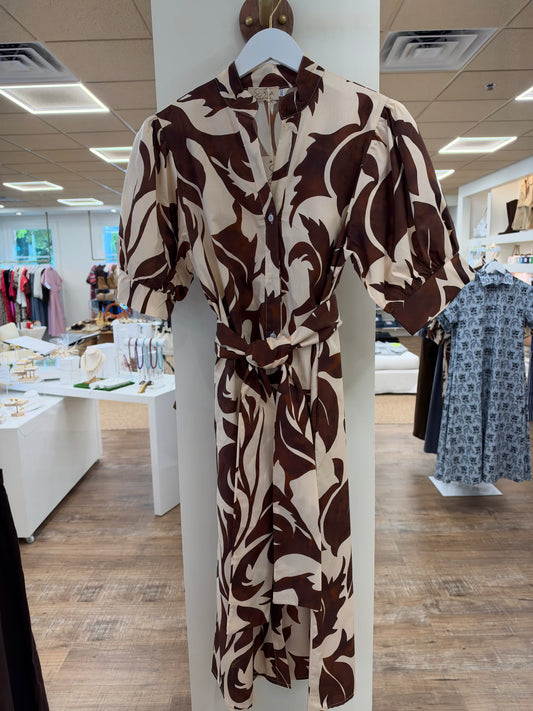 Paulet Dress | Sepia Bloom