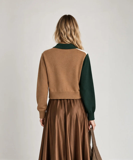 Color Block Cardigan