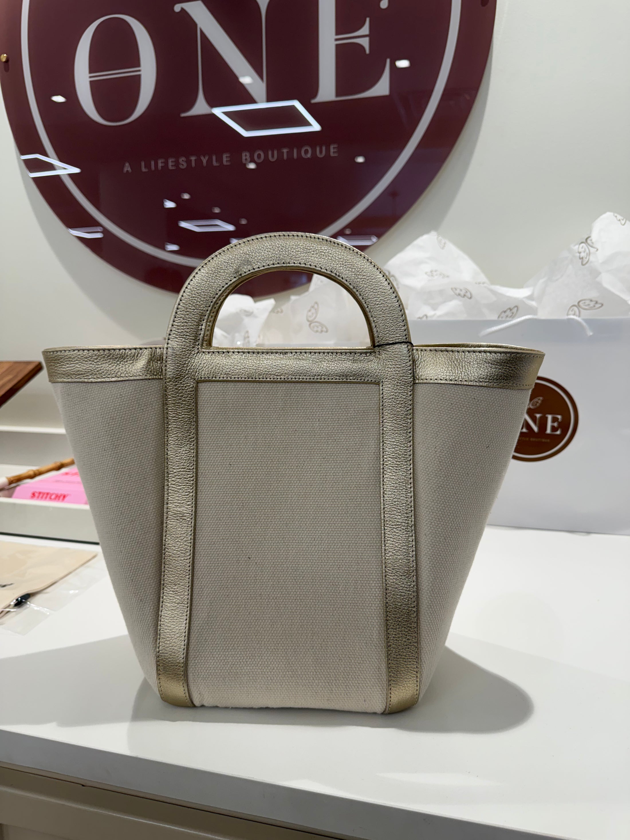 Mini Tote | Gold