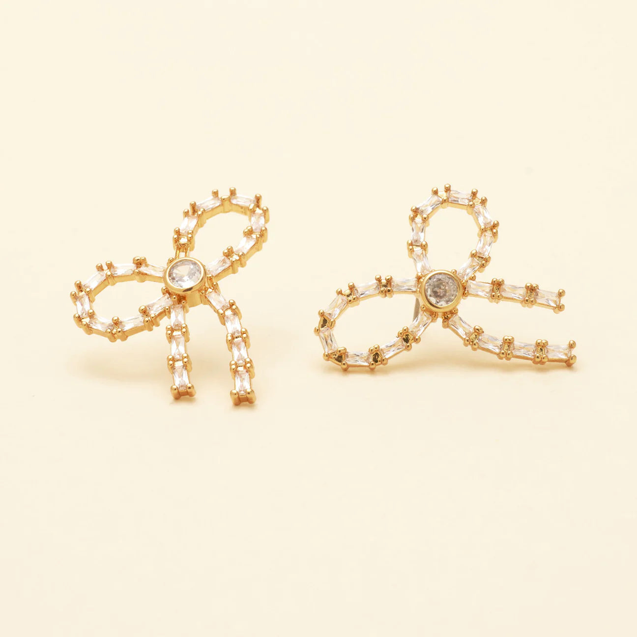 Crystal Bow Studs