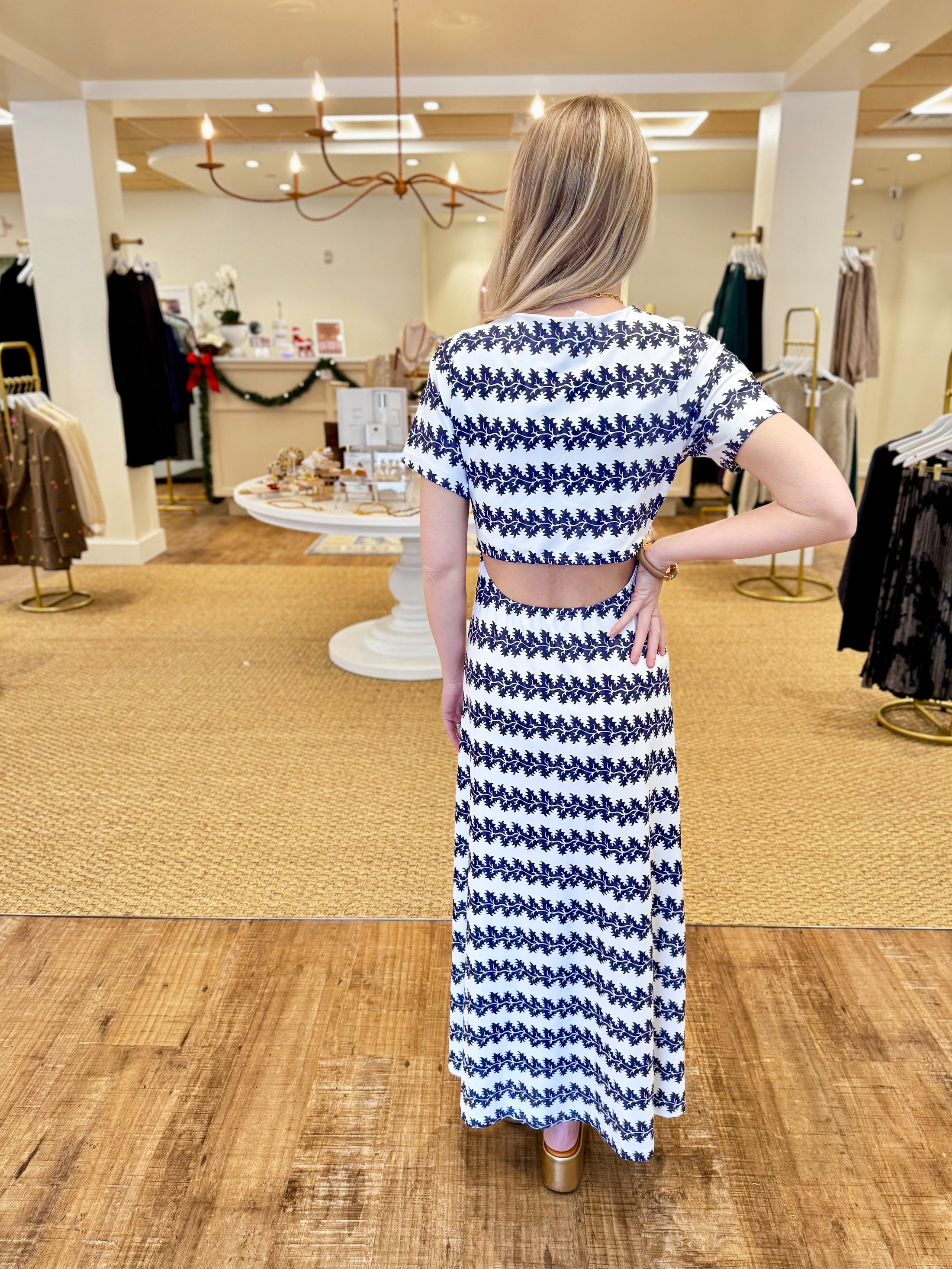 Celine Dress | Ivy Stripe