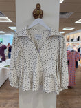 Load image into Gallery viewer, Wren Top | Dainty Dot Cream
