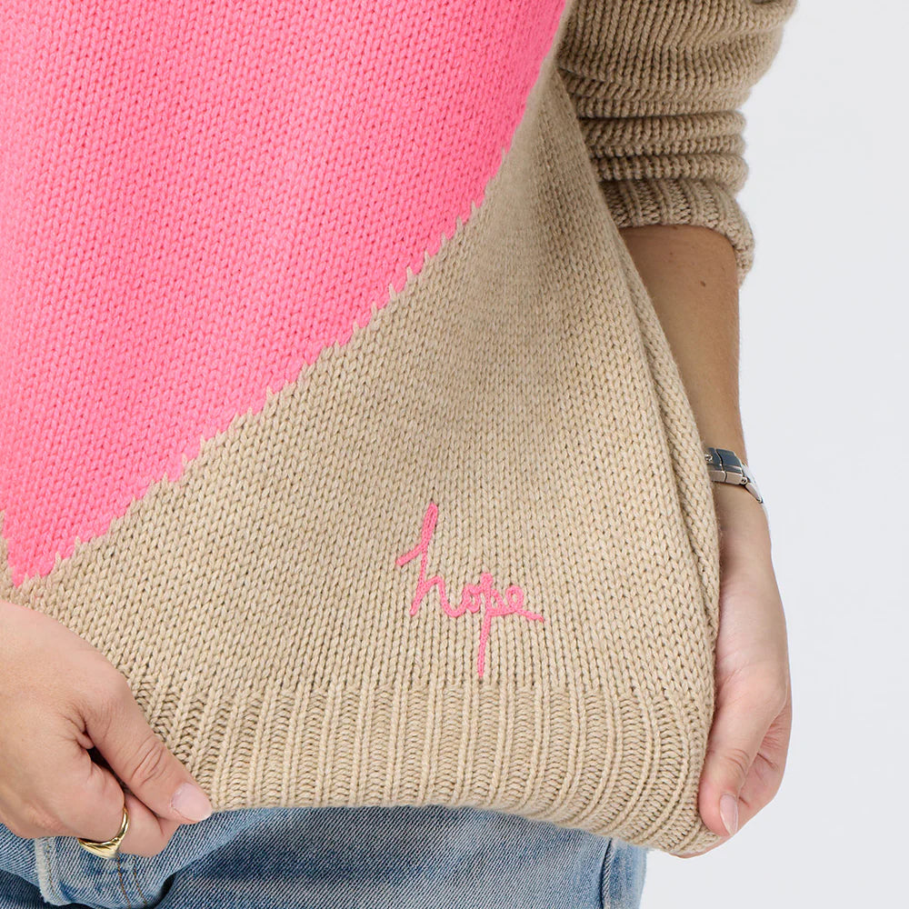 Cashmere Imperfect Heart Sweater