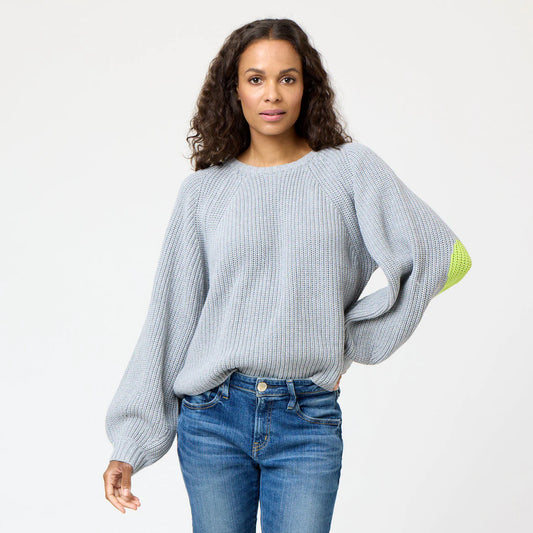 Ricki Imperfect Heart Sweater | Heather Grey