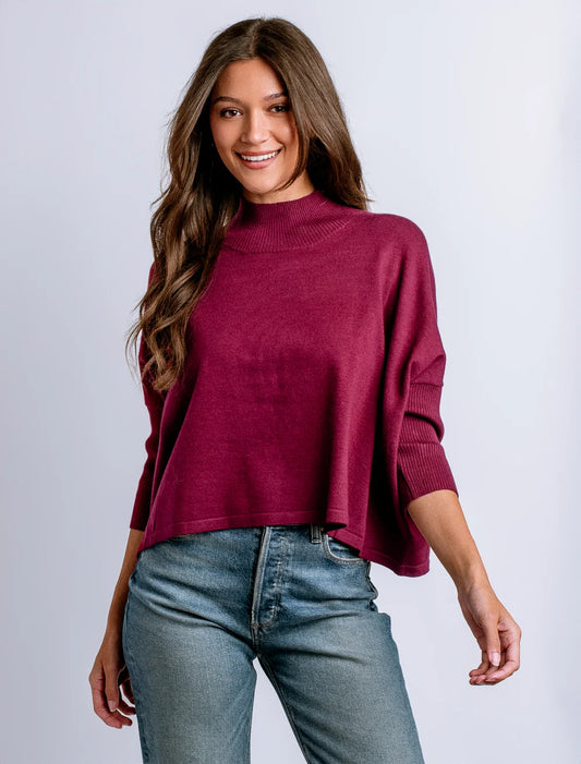 Aja Ortho Sweater | Bordeaux