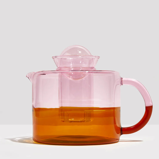 Pink & Amber Teapot