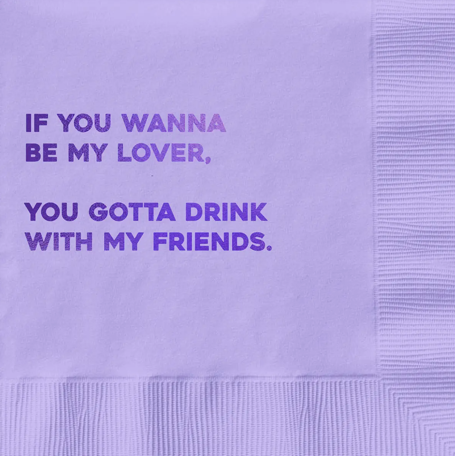 Be My Lover Napkins