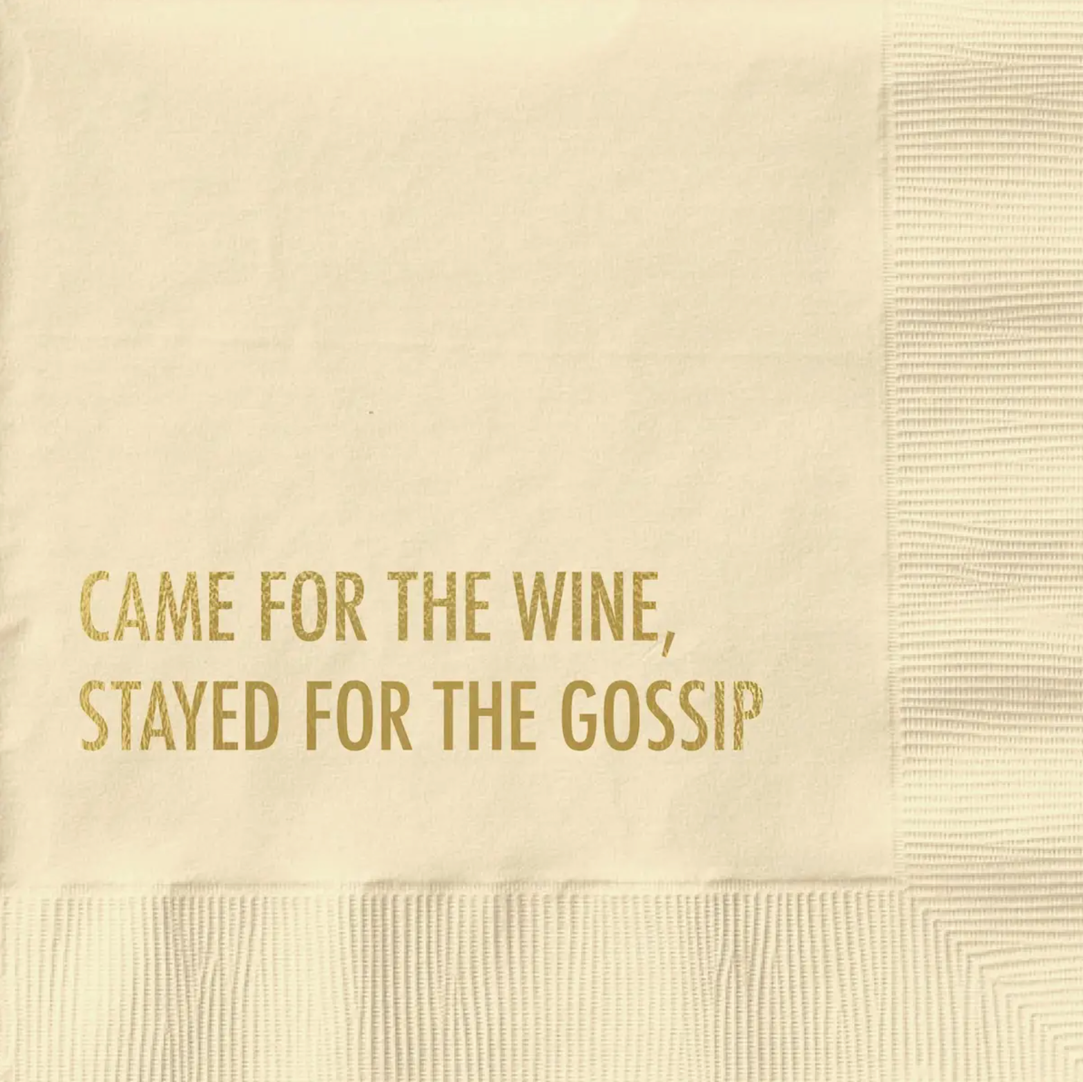 Wine and Gossip Napkins