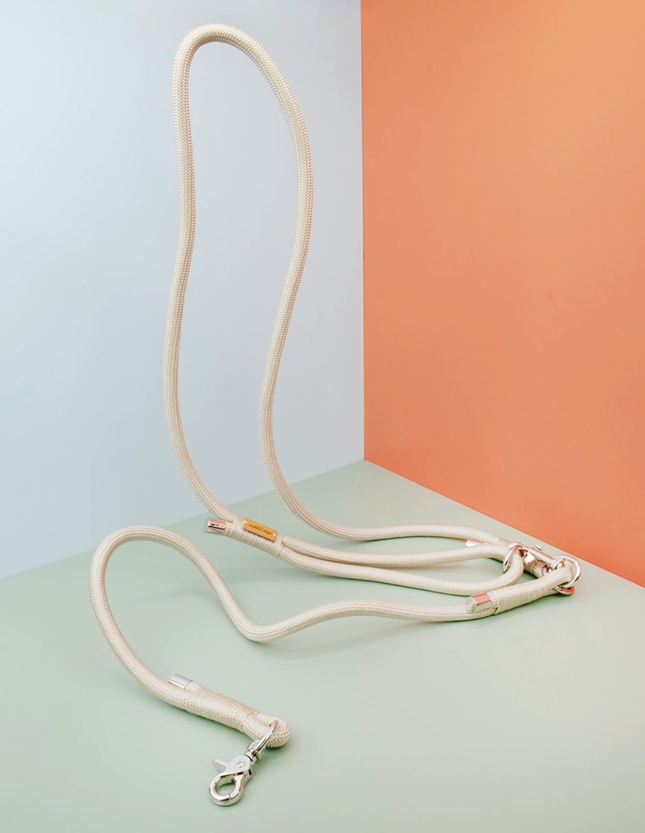 Beige Hands-Free Leash