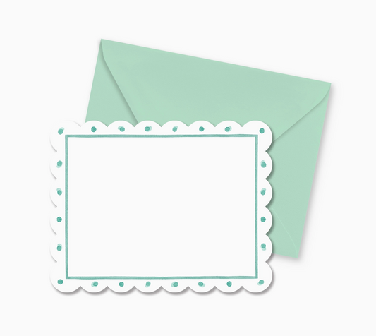 Scallop & Dot Notecards