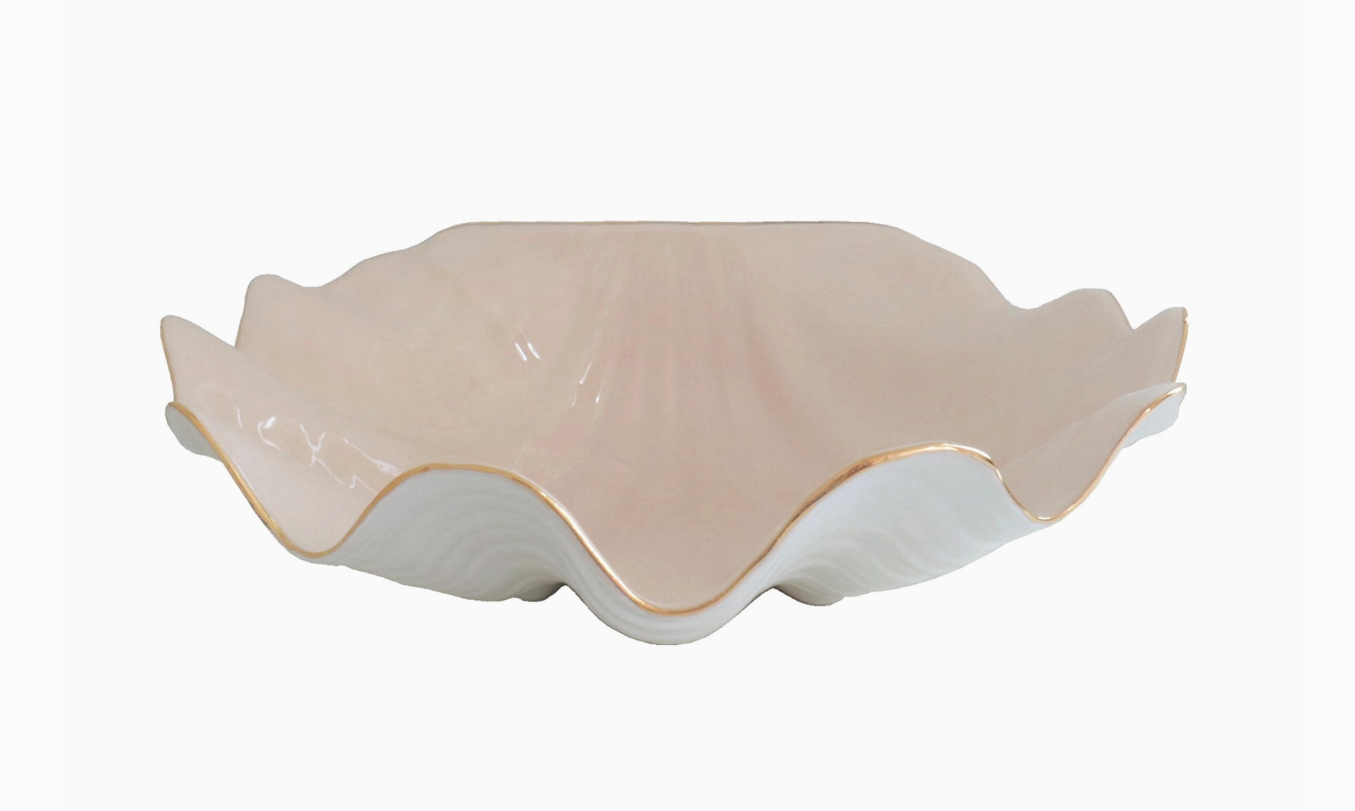 Blush Clam Shell Bowl