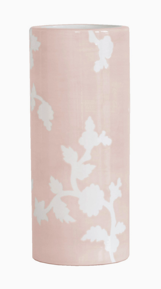 Blush Chinoiserie Vase Tall